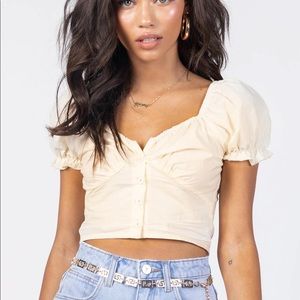 Princess Polly puff sleeve top